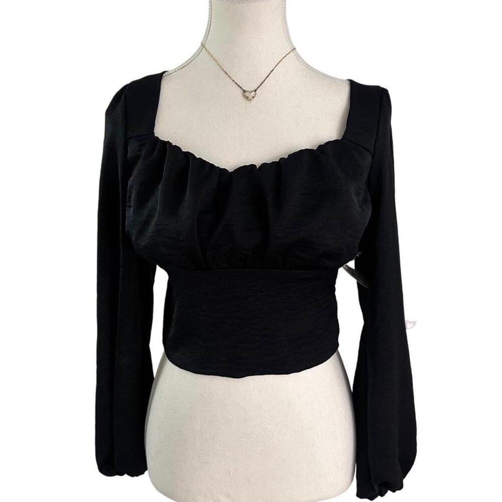 Altard State Black Going Out Top Womens size small new with tag